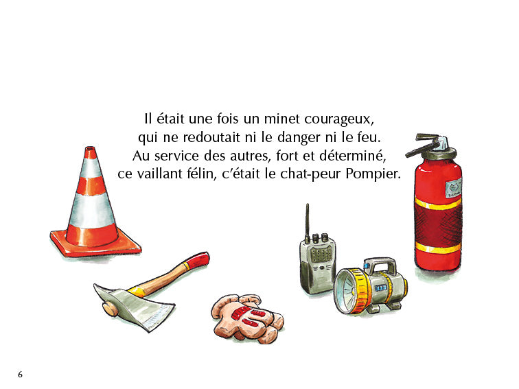 Le chat-peur Pompier — page intérieure 2