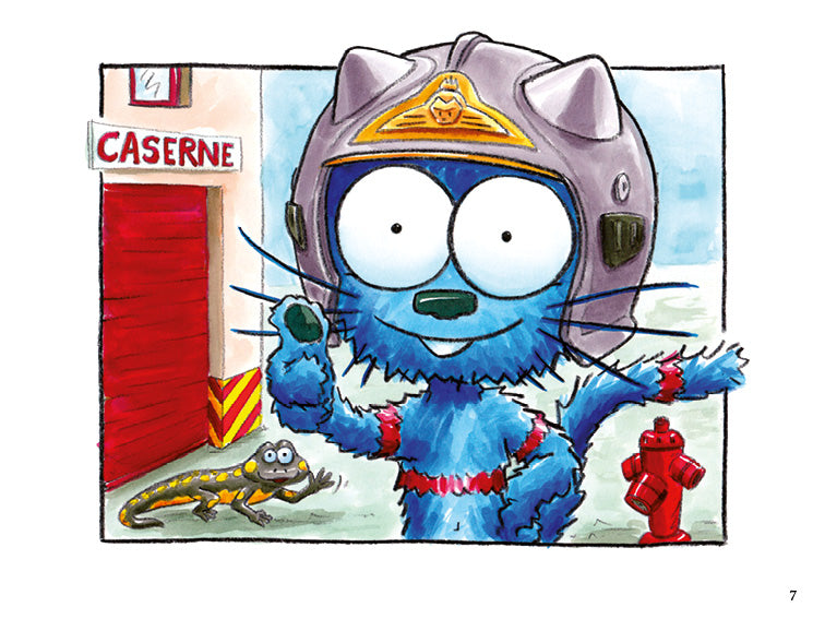 Le chat-peur Pompier — page intérieure 3