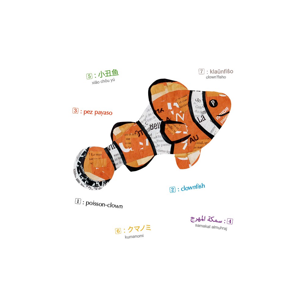 Poissons - Imagier multilingue
